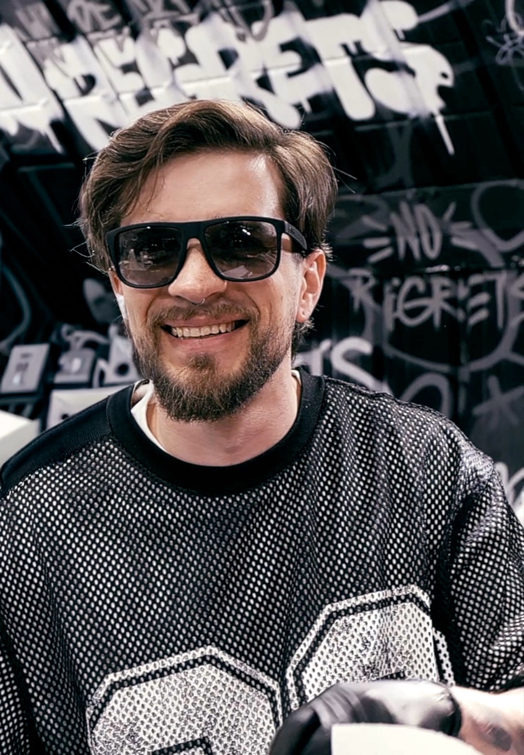 Vladimir smiling at event